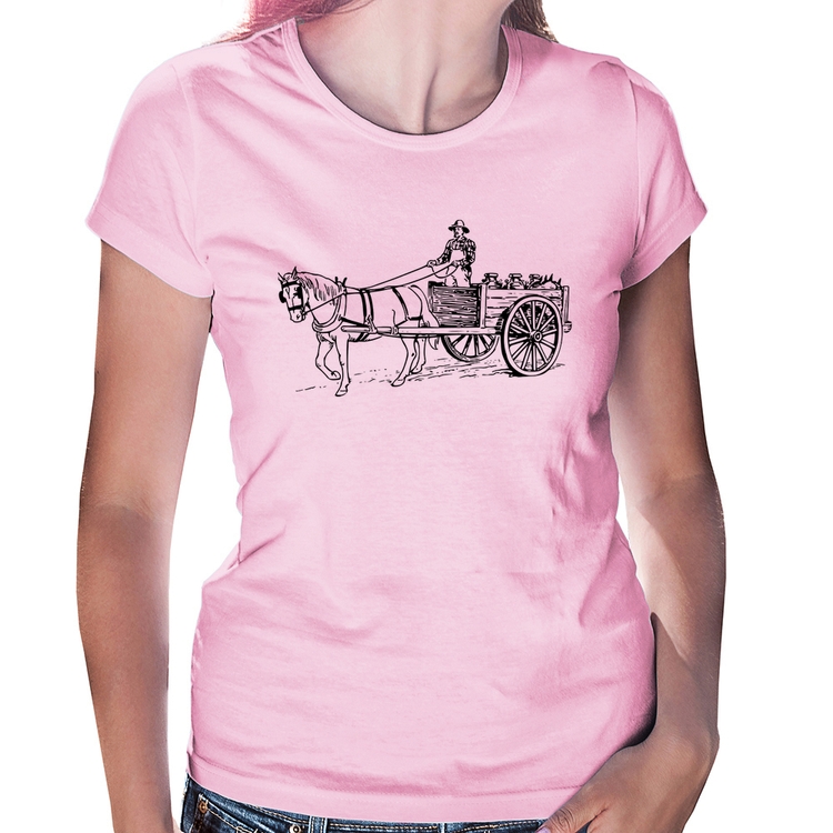 Baby Look Leiteiro - Rosa Bebê