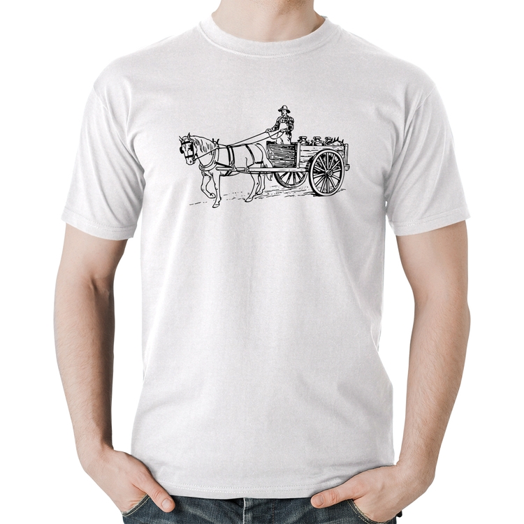 Camiseta Algodão Leiteiro - Branca
