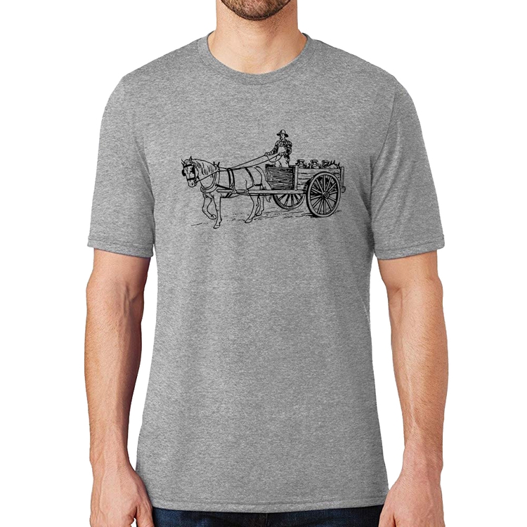 Camiseta Leiteiro - Cinza
