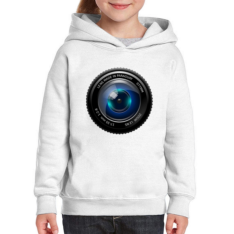 Moletom Infantil Lente Câmera