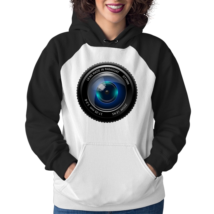 Moletom Feminino Lente Câmera