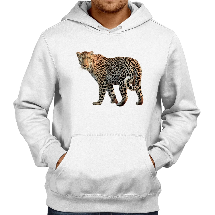 Moletom Leopardo - Branco