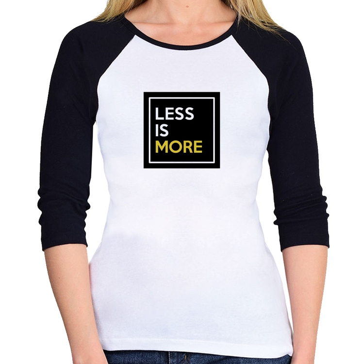 Baby Look Raglan Less is More Manga 3/4
