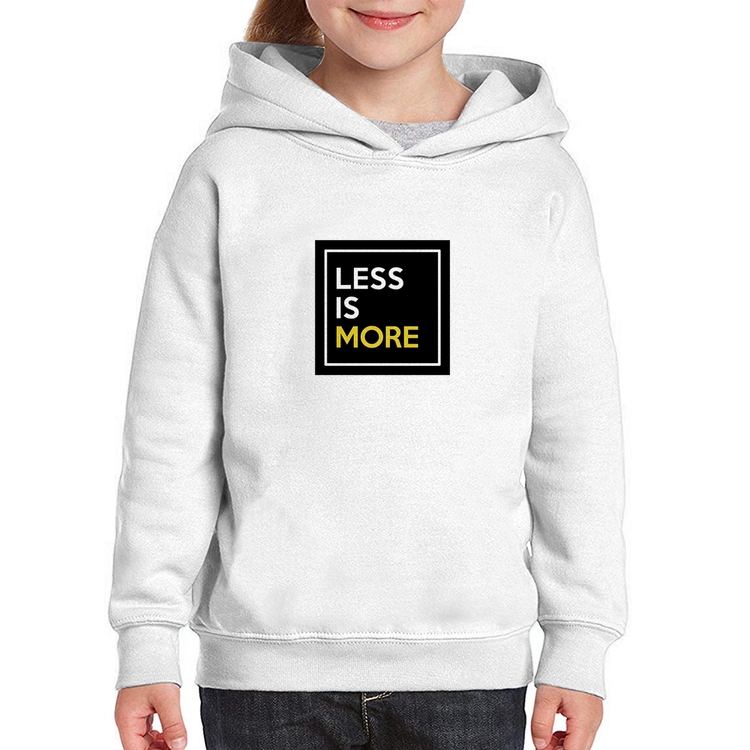 Moletom Infantil Less is More