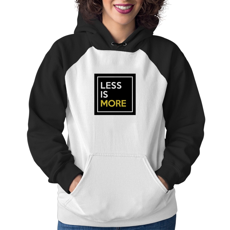 Moletom Feminino Less is More