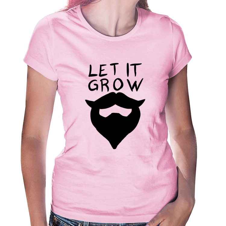 Baby Look Let it grow beard - Rosa Bebê