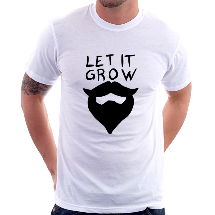 Camiseta Let it grow beard