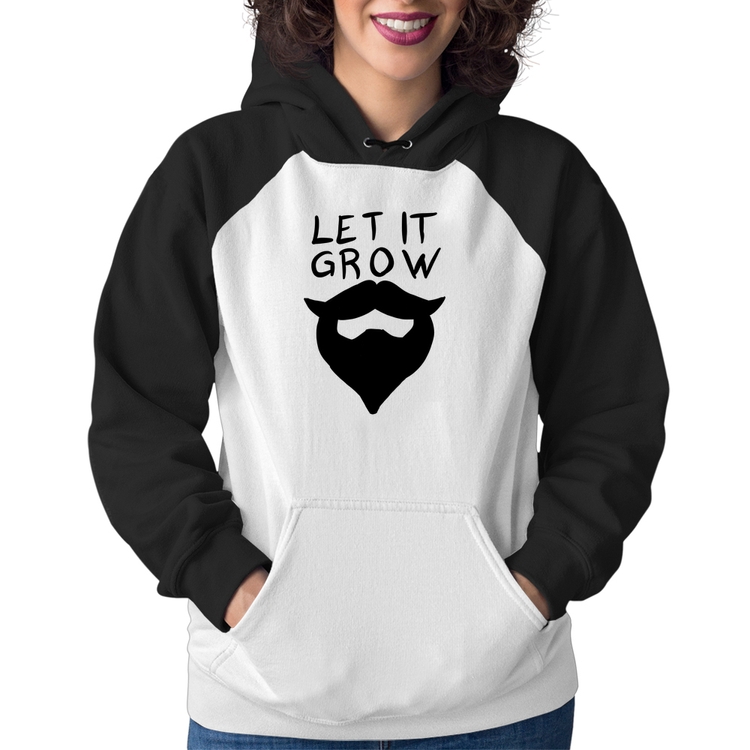 Moletom Feminino Let it grow beard