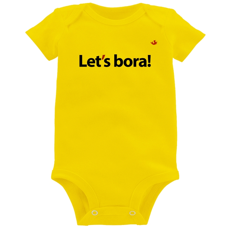 Body Bebê Let's bora! - Amarelo