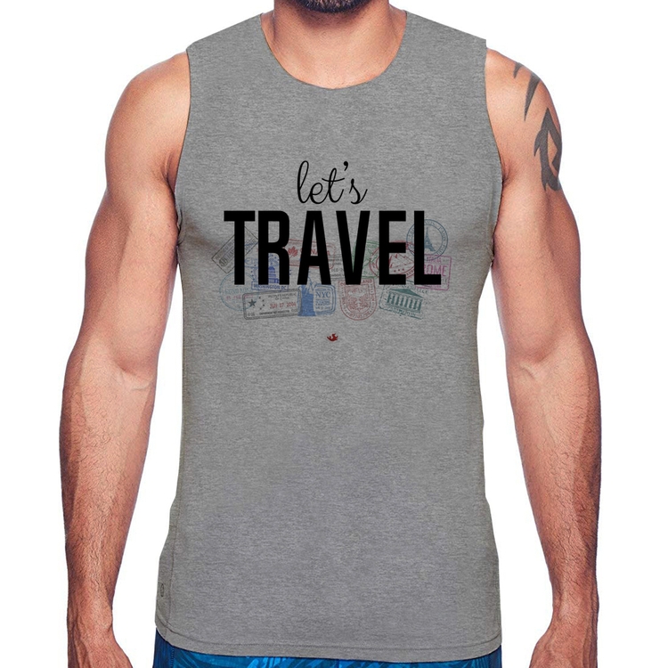 Regata Let's Travel - Cinza