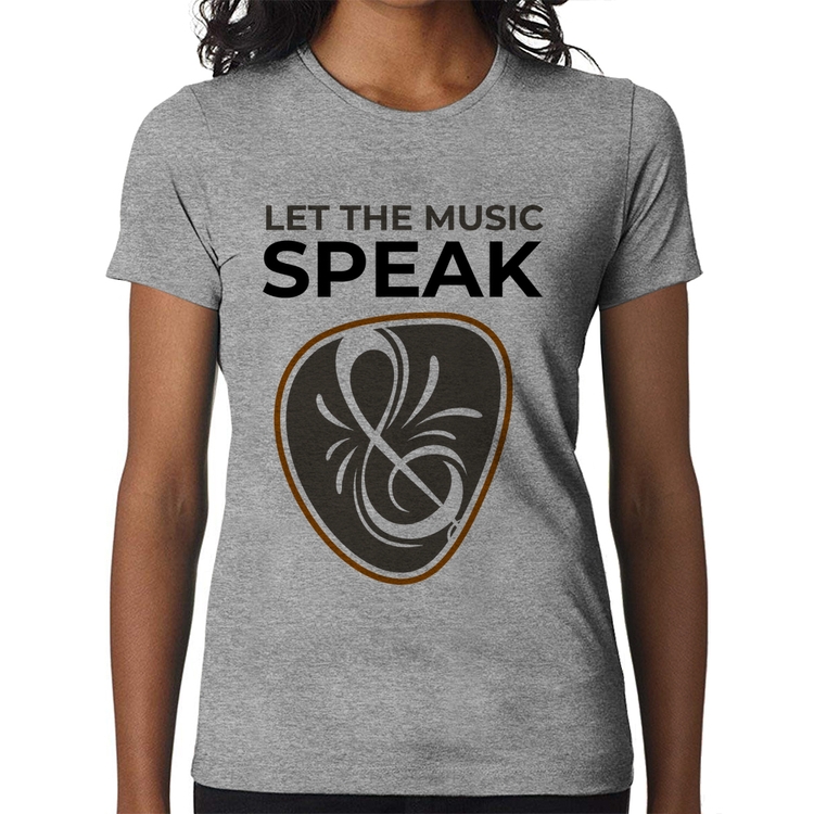 Baby Look Let the music speak - Cinza