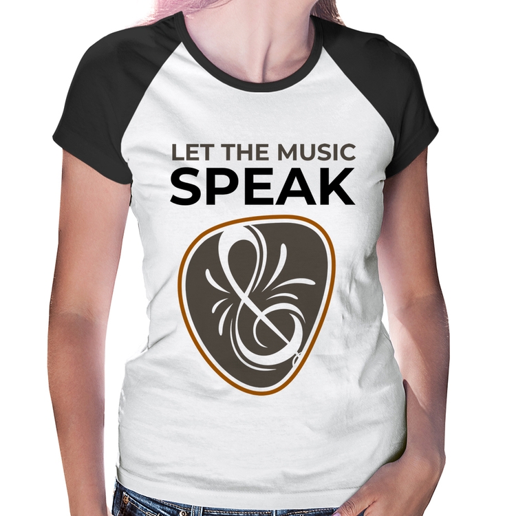 Baby Look Raglan Let the music speak
