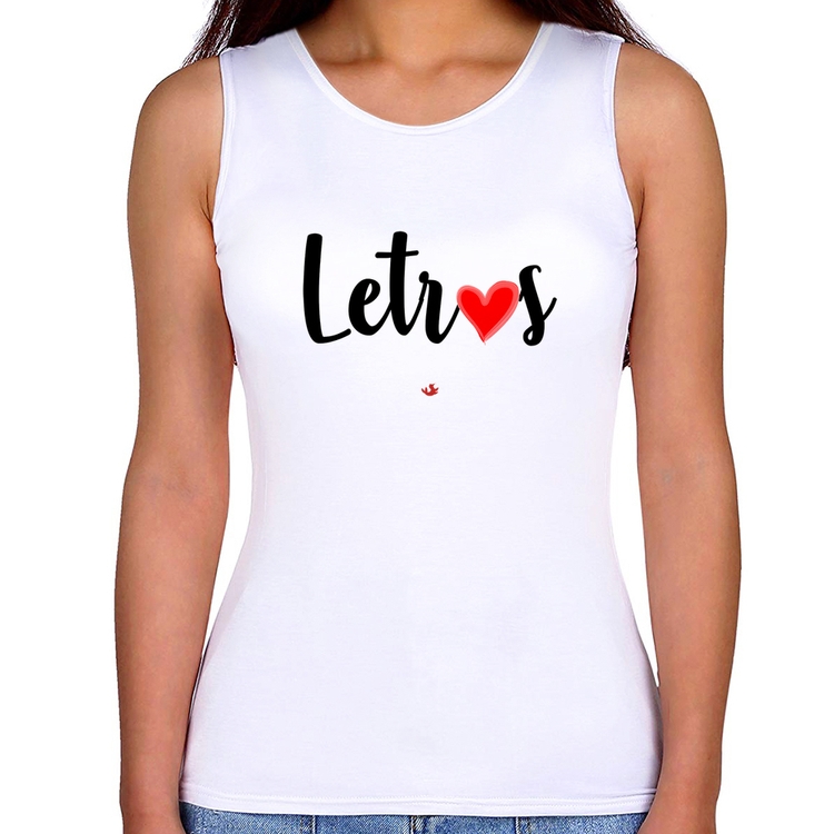 Regata Feminina Letras por amor
