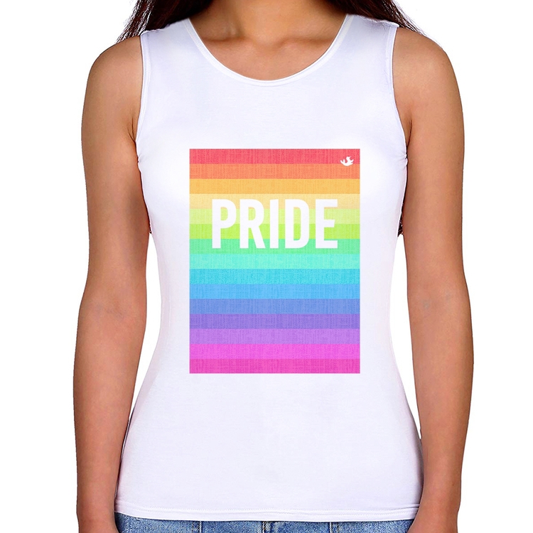 Regata Feminina LGBT Pride - Arco-íris Orgulho