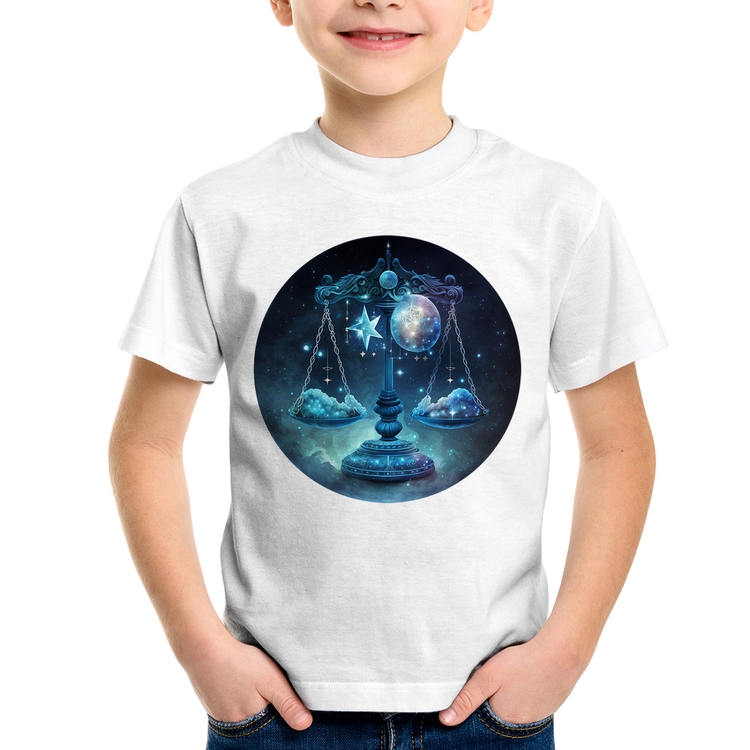 Camiseta Infantil Libra Sígno