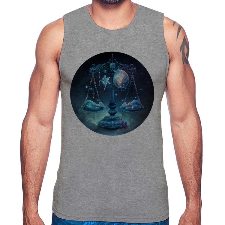 Regata Libra Sígno - Cinza