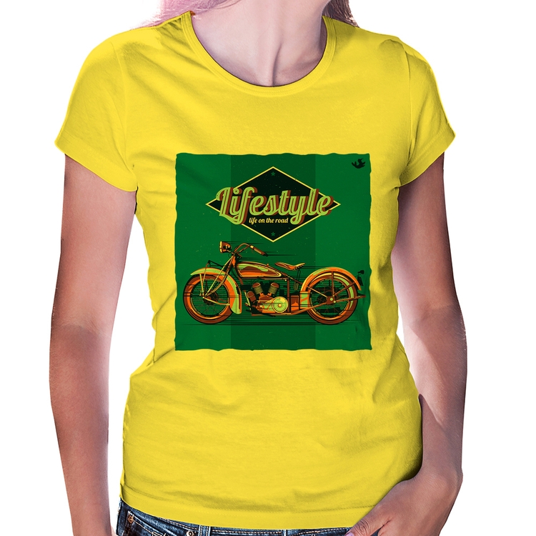 Baby Look Life on the road - Amarela