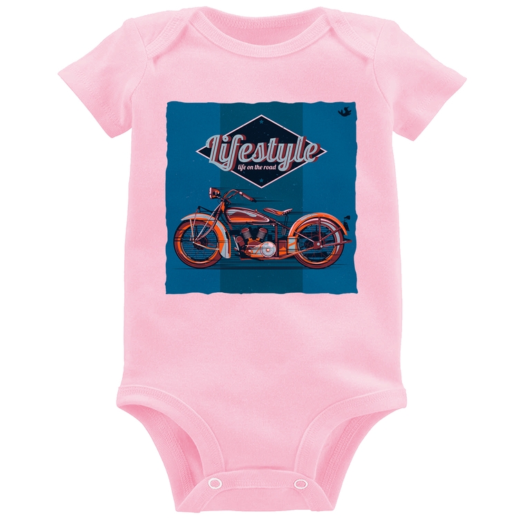 Body Bebê Life on the road - Rosa Bebê