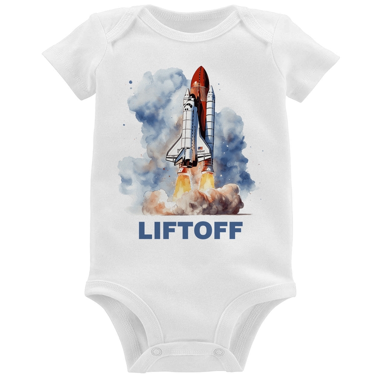 Body Bebê Liftoff: Lançamento do Ônibus Espacial
