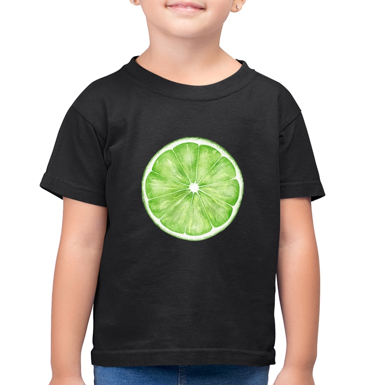 Camiseta Algodão Infantil Limão
