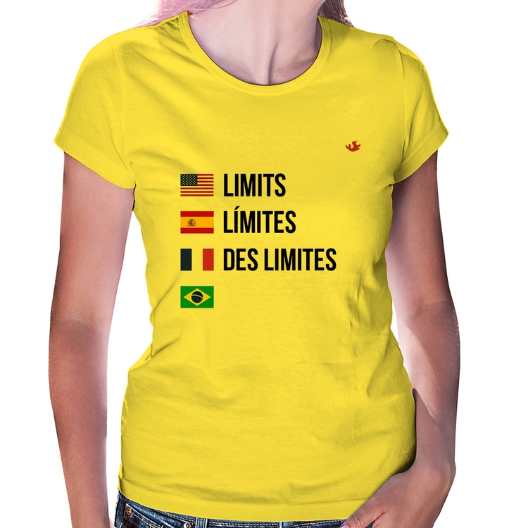 Baby Look Limites - Amarela