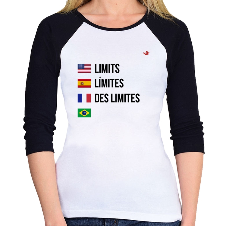Baby Look Raglan Limites Manga 3/4