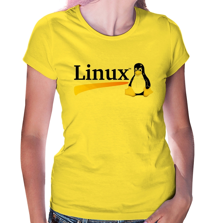 Baby Look Linux - Amarela