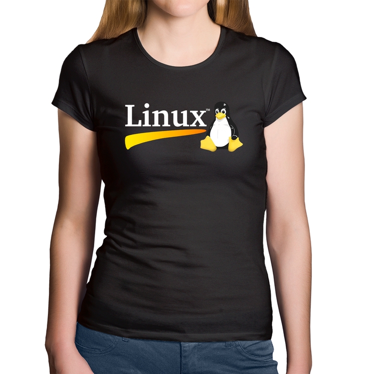 Baby Look Algodão Linux