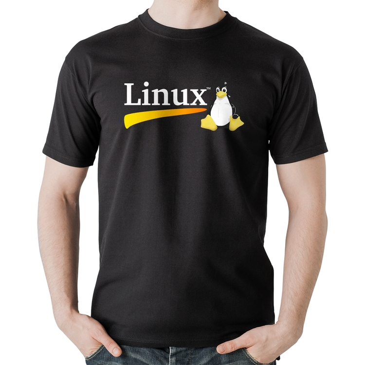 Camiseta Algodão Linux