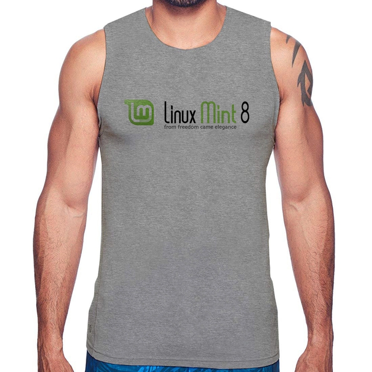 Regata Linux Mint 8 Helena - Cinza