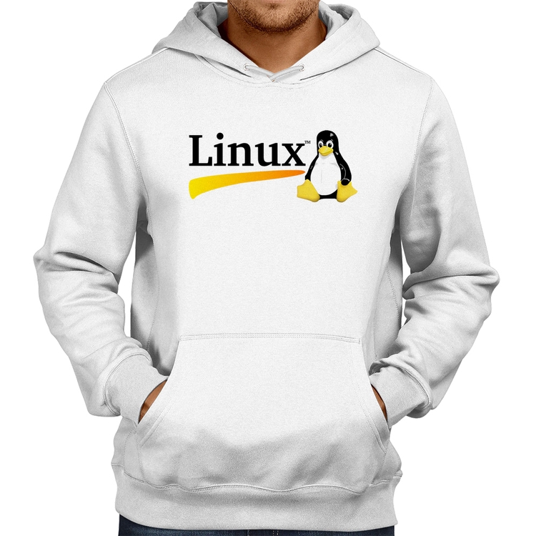 Moletom Linux - Branco