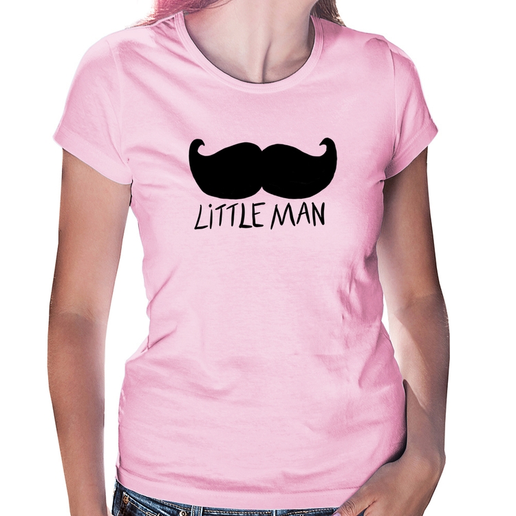 Baby Look Little Man - Rosa Bebê