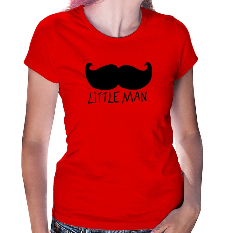 Baby Look Little Man - Vermelha