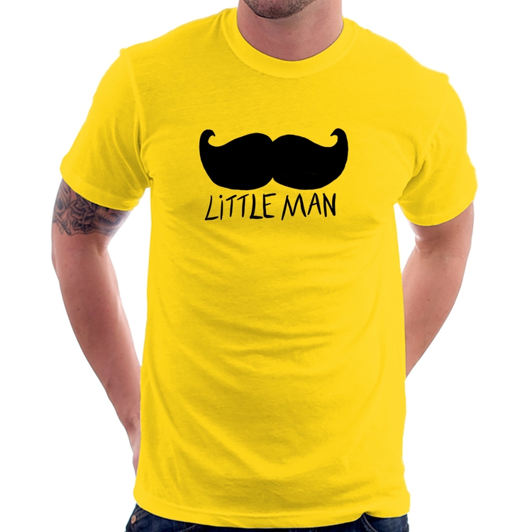 Camiseta Little Man - Amarela