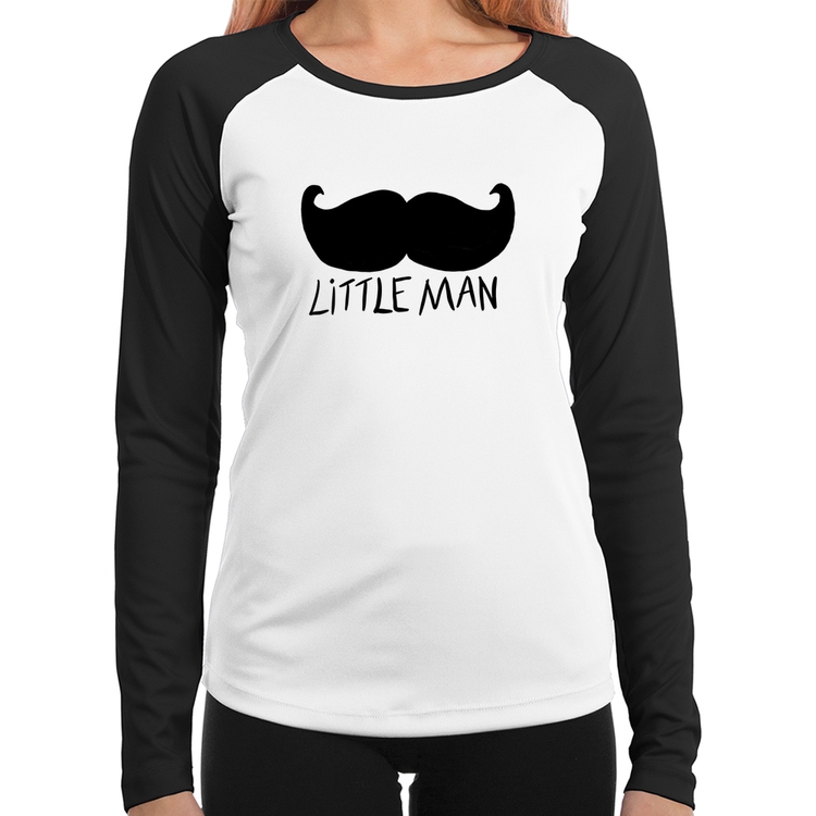 Baby Look Raglan Little Man Manga Longa