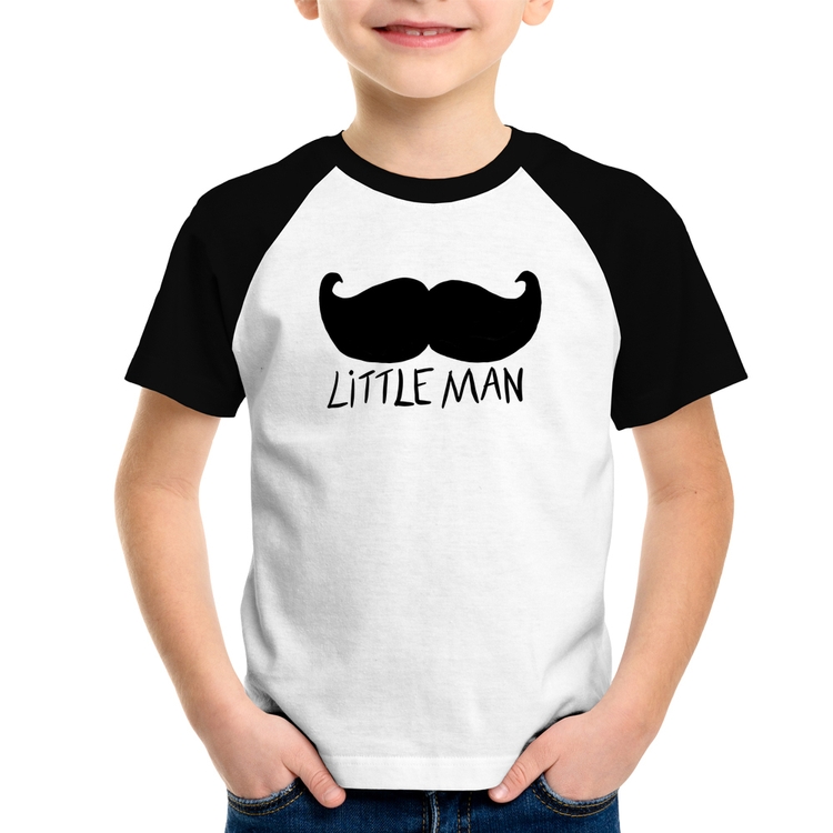 Camiseta Raglan Infantil Little Man