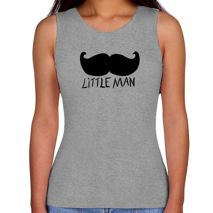 Regata Feminina Little Man - Cinza