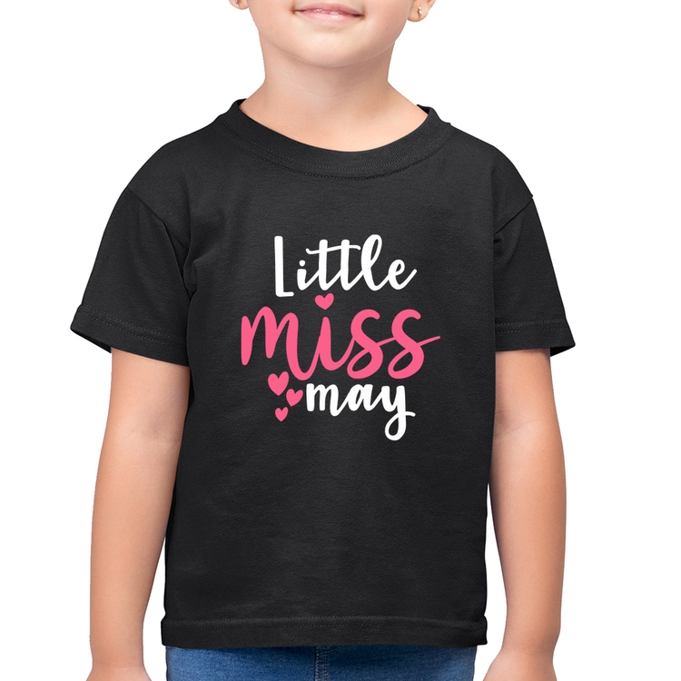 Camiseta Algodão Infantil Little miss may