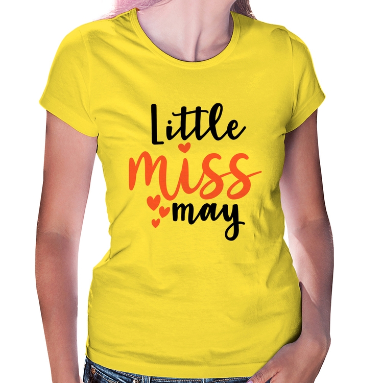 Baby Look Little miss may - Amarela