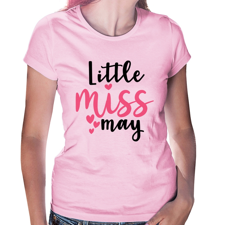 Baby Look Little miss may - Rosa Bebê