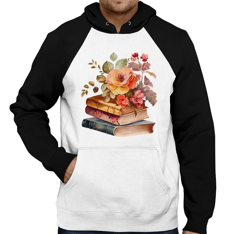 Moletom Livros e flores