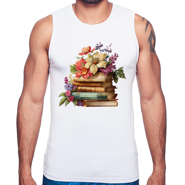Regata Livros e Flores Vintage