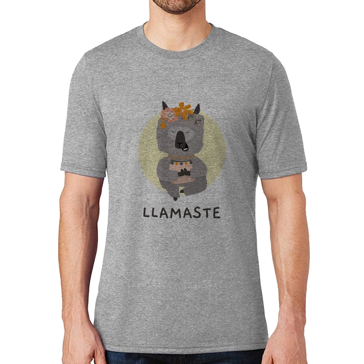 Camiseta Llamastê - Cinza