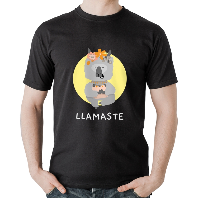 Camiseta Algodão Llamastê