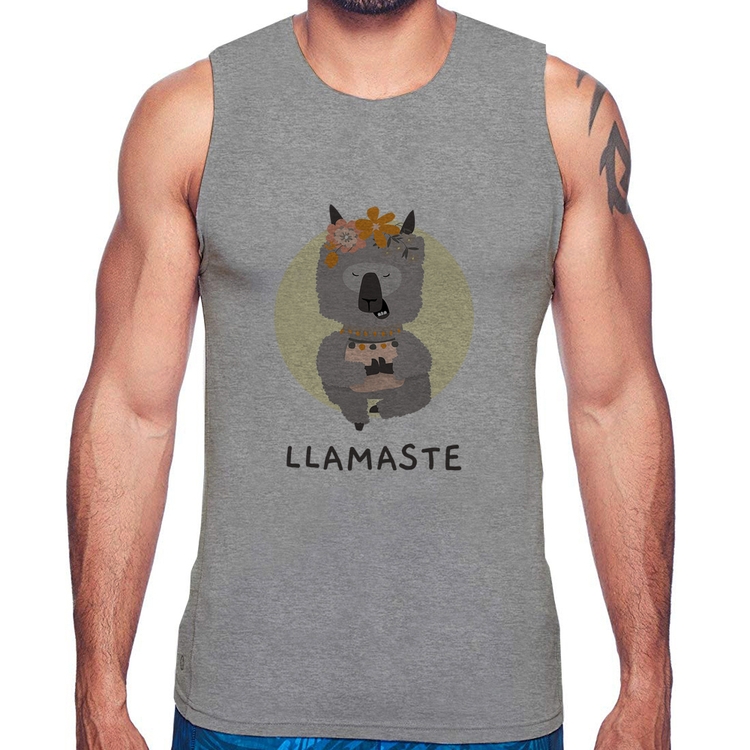 Regata Llamastê - Cinza