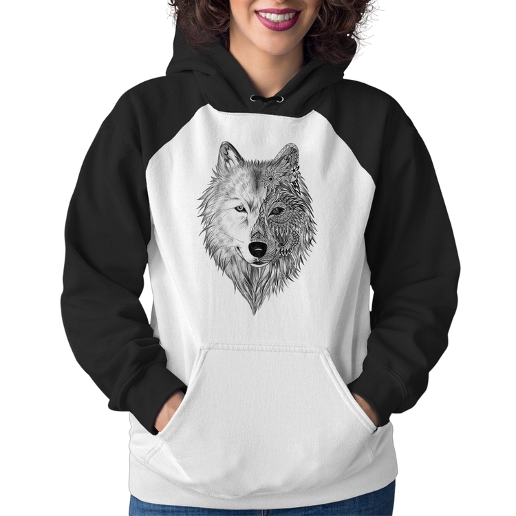 Moletom Feminino Lobo Mandala