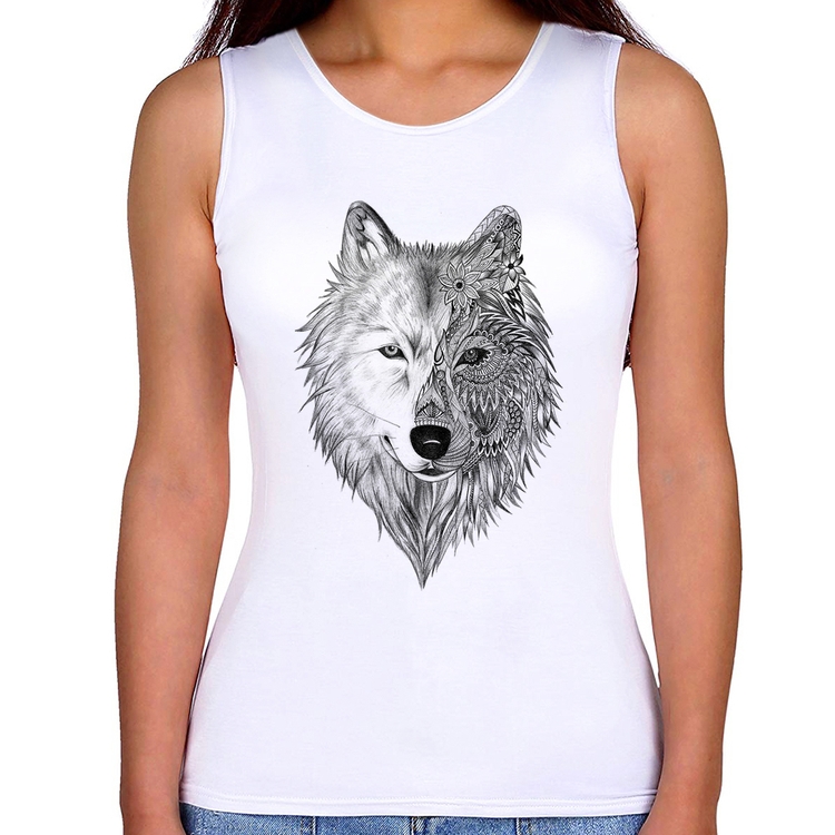 Regata Feminina Lobo Mandala