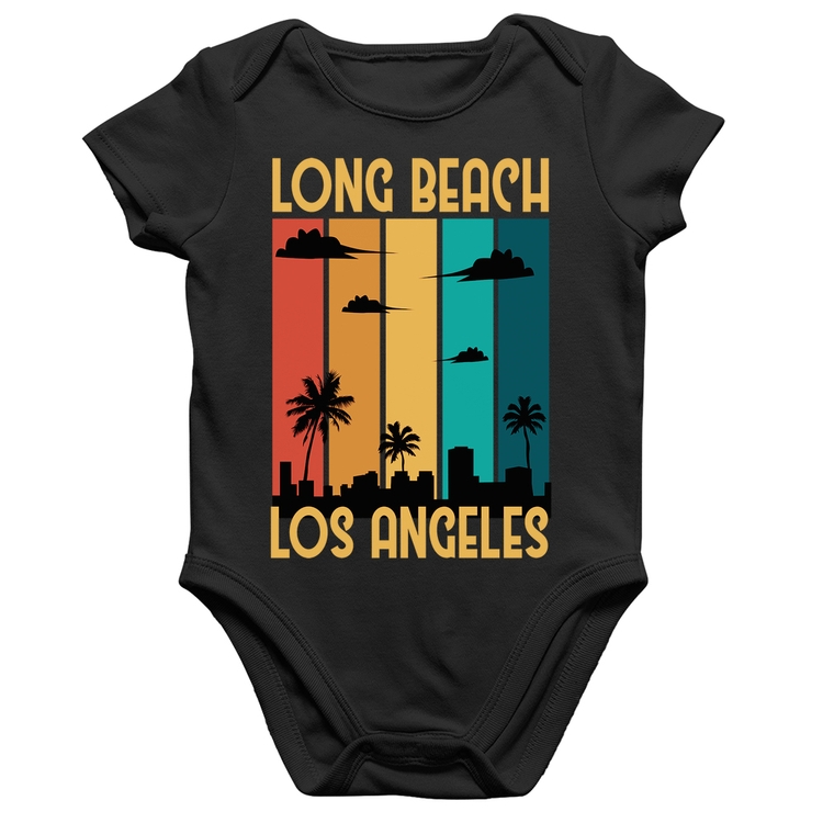 Body Bebê Algodão Long Beach Los Angeles