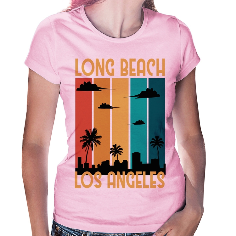 Baby Look Long Beach Los Angeles - Rosa Bebê