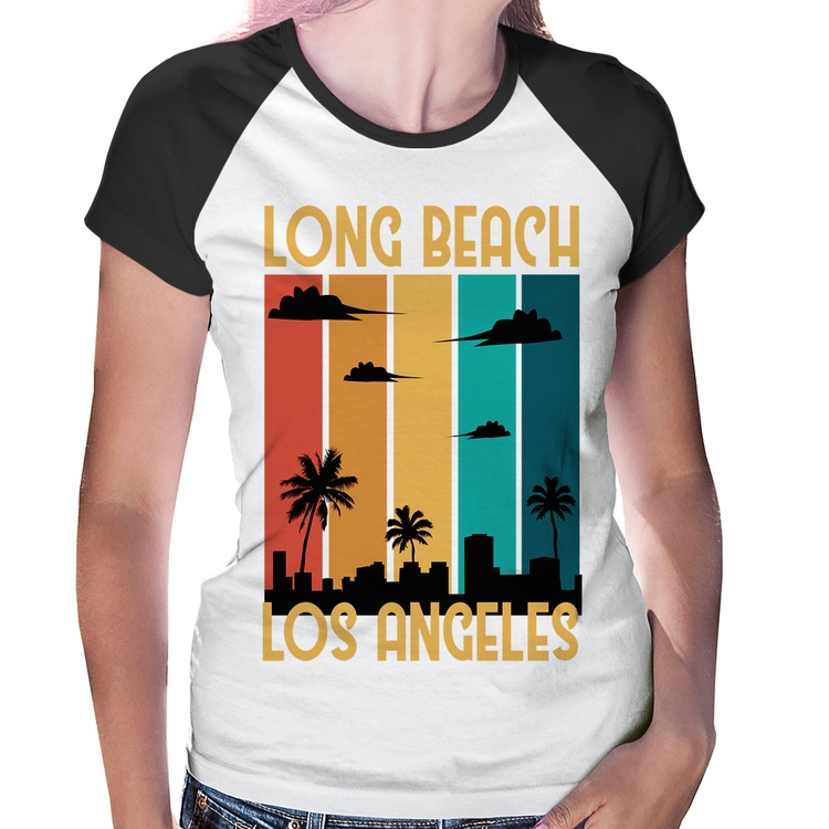 Baby Look Raglan Long Beach Los Angeles